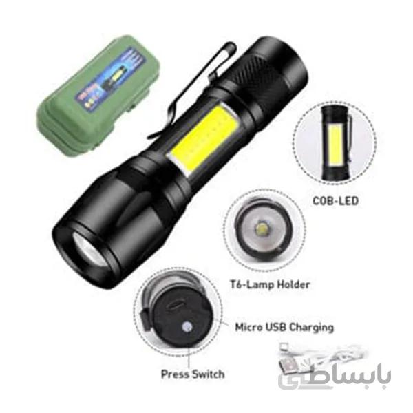 چراغ قوه پلیسی شارژی مدل E20