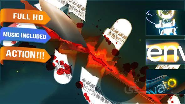پروژه آماده افترافکت : آرم استیشن مجله بازی کامپیوتری Film Game Production Logo Title 19483605