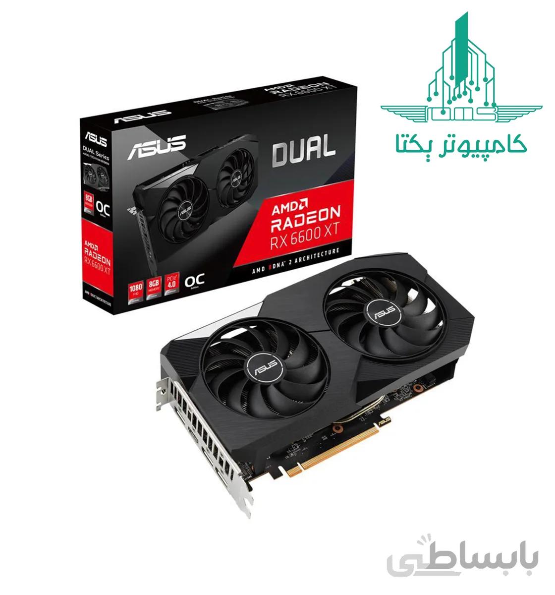 VGA RADEON ASUS RX6600XT DUAL 8GB GDDR6