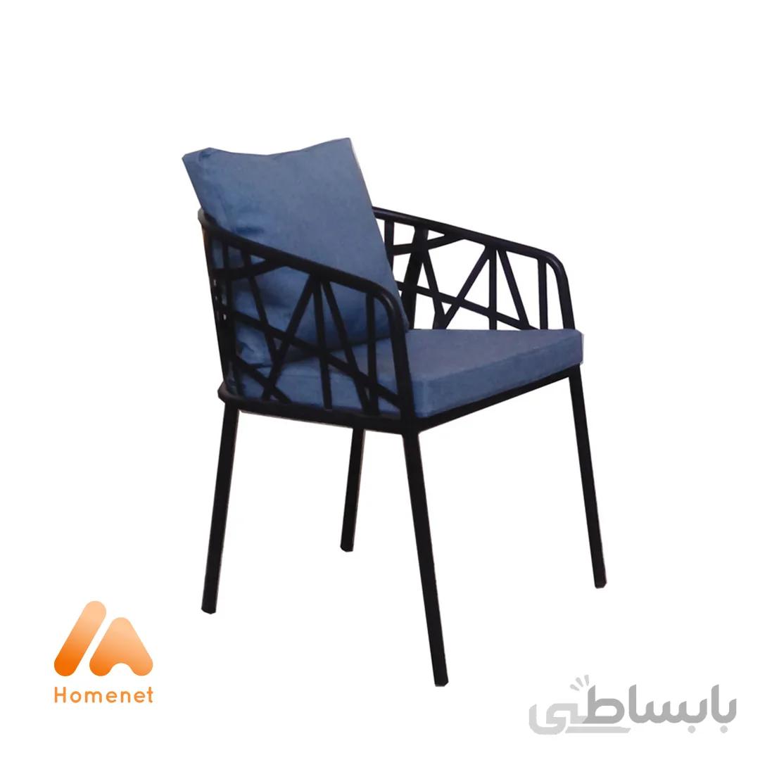 صندلی دسته دار فلزی نظری مدل گرین P120