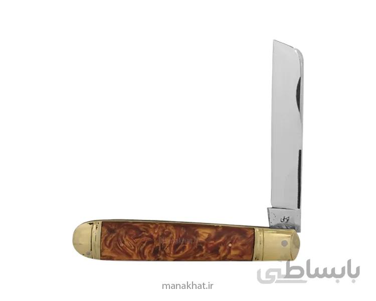 قلمتراش تک تیغه 13 سانت جواد توسلی دسته فیبر زرشکی