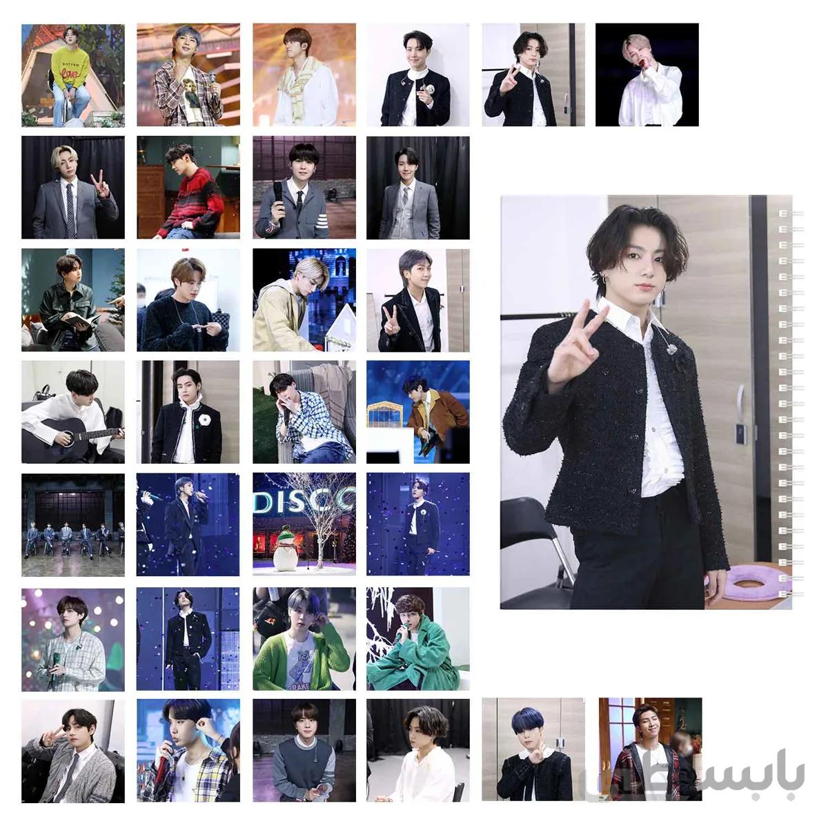 مجموعه 32 عددی فتوکارت BTS Life به همراه دفتر یادداشت کد 10111220
