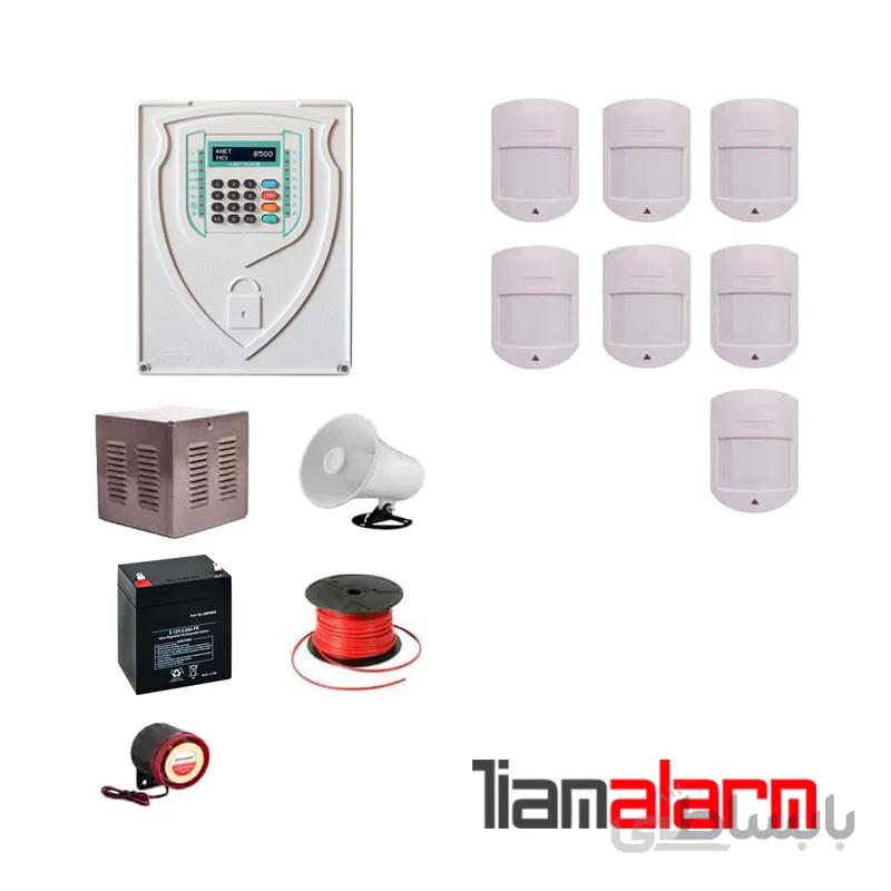 پکیج دزدگیر اماکن با سیم مدل فورنت سیم کارتی و تلفنیB500H67