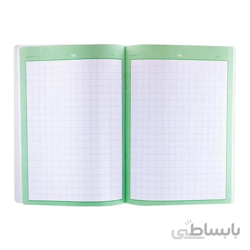 دفتر شطرنجی خانه درشت طرح دار فانتزی ۵۰ برگ