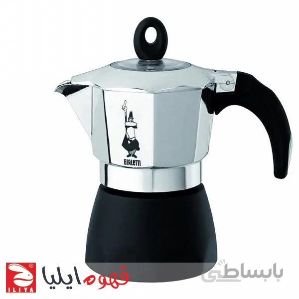اسپرسو ساز بیالتی داما پایه سیاه 6 کاپ