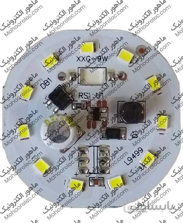 DOB ال ای دی 9 وات مهتابی خازن دار