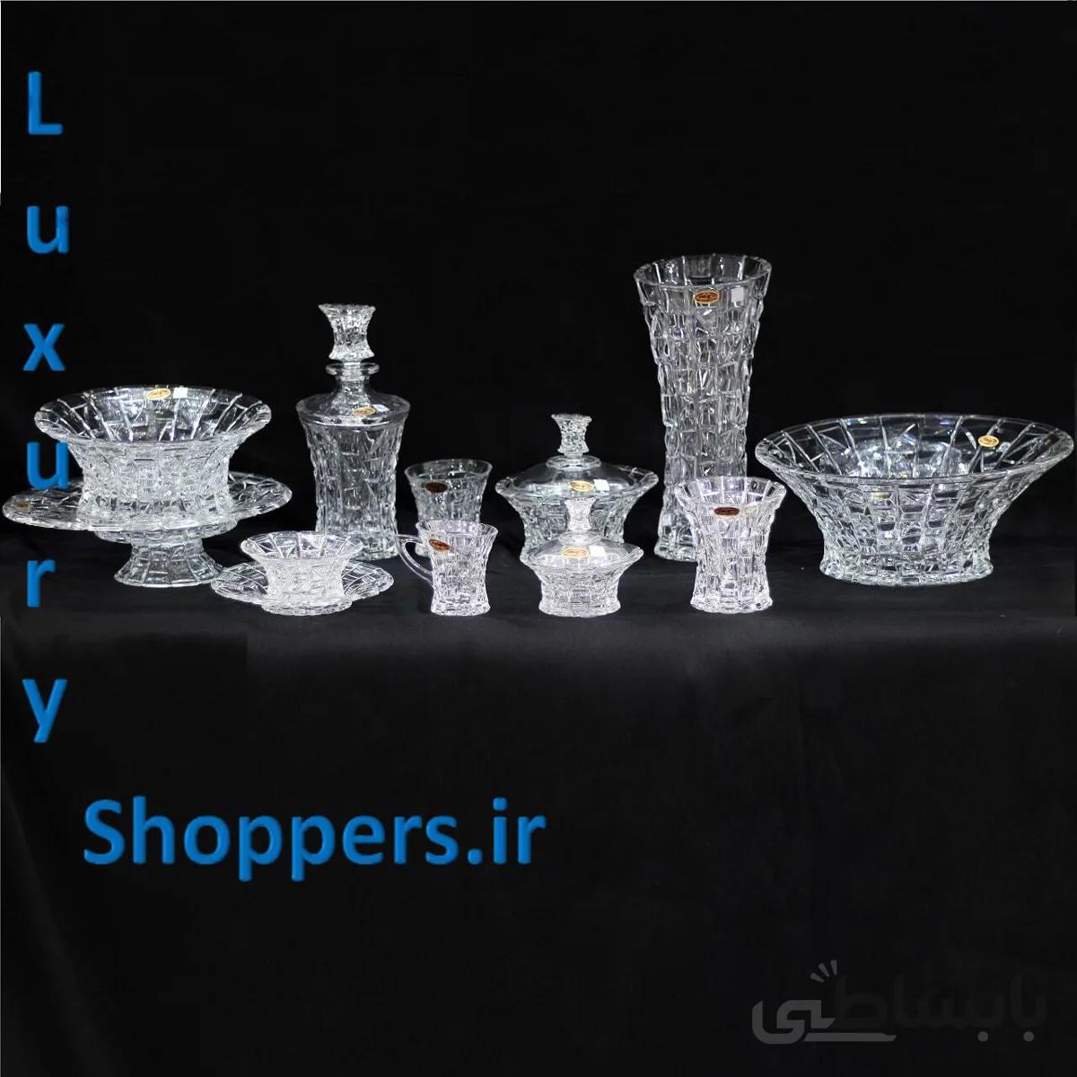 سرویس کریستال سناتور بوهمیا چک (35 پارچه )