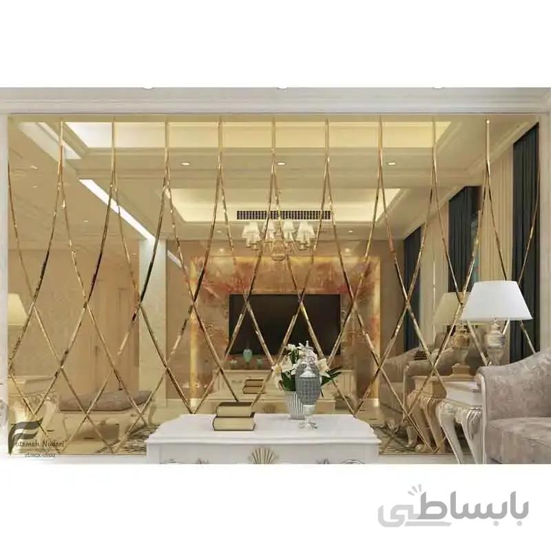 آینه دکوراتیو طرح ساچلی