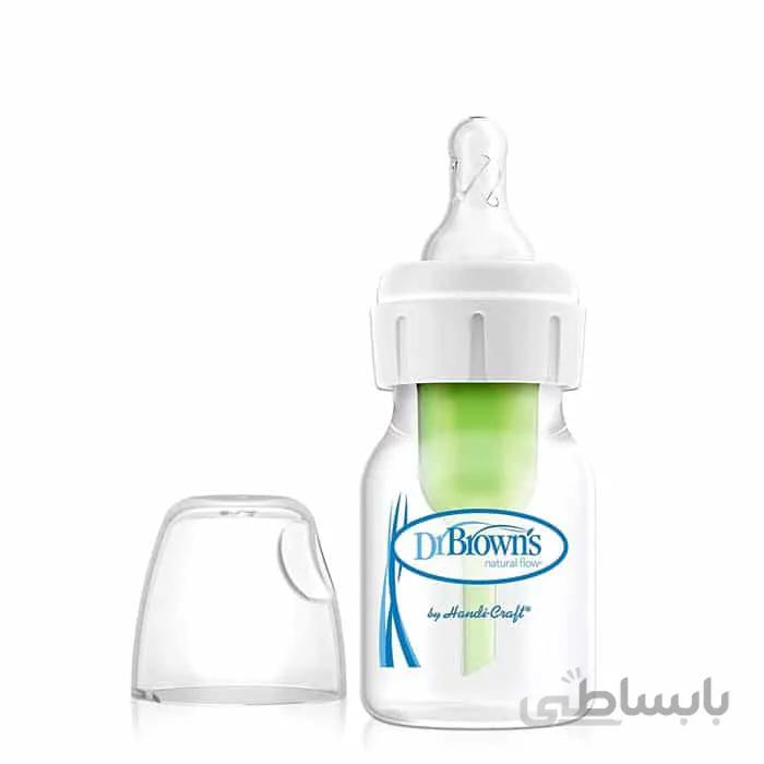 شیشه شیر طلقی 60 میل باریک دکتر براونز (اورجینال)