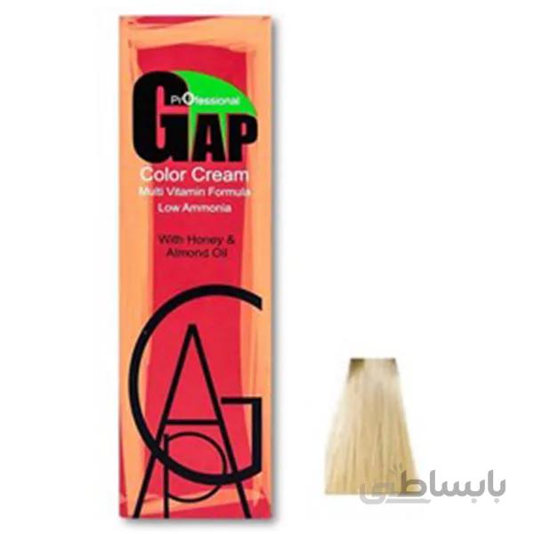 رنگ موی 10/0 گپ بلوند خیلی خیلی روشن GAP حجم 100 ميل