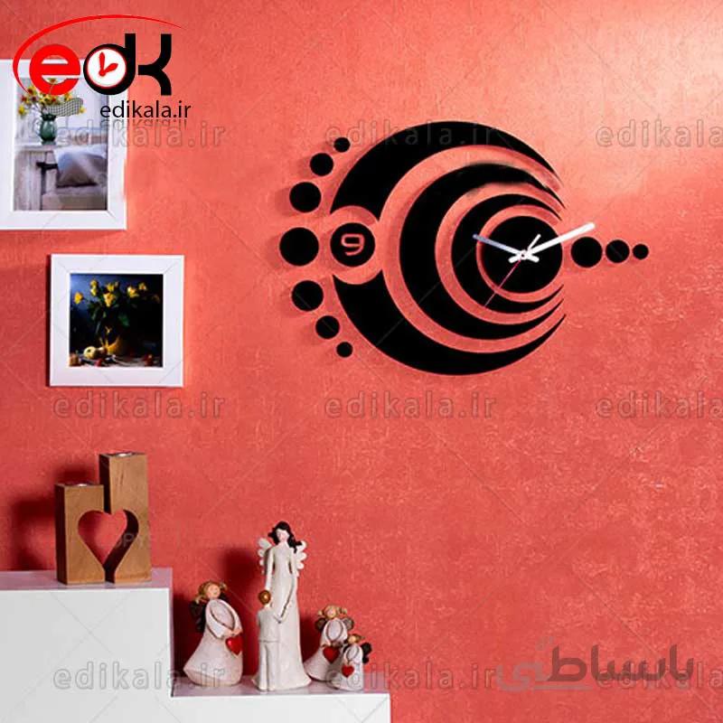 ساعت دیواری فانتزی طرح ماه شماره 1در پنج رنگ