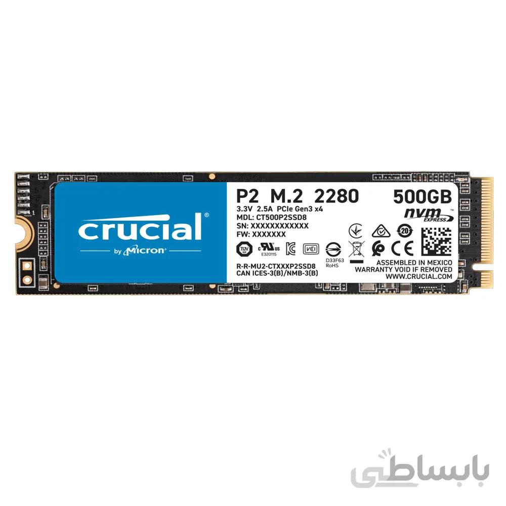 اس اس دی اینترنال M.2 2280 کروشیال مدل P2 ظرفیت 500 گیگابایت