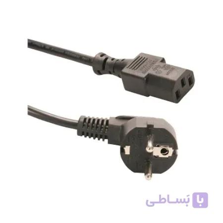 کابل برق سه پین منبع تغذیه کامپیوتر تسکو مدل TC 85 طول 2 متر کد 21453