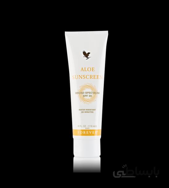 کرم ضد آفتاب فوراور لیونیگ پروداکتس مدل آلوئه ورا سان اسکرین با SPF30 حجم 118 میلی لیتر