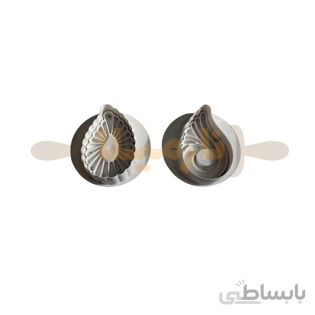 کاتر شیرینی بته جقه دو عددی