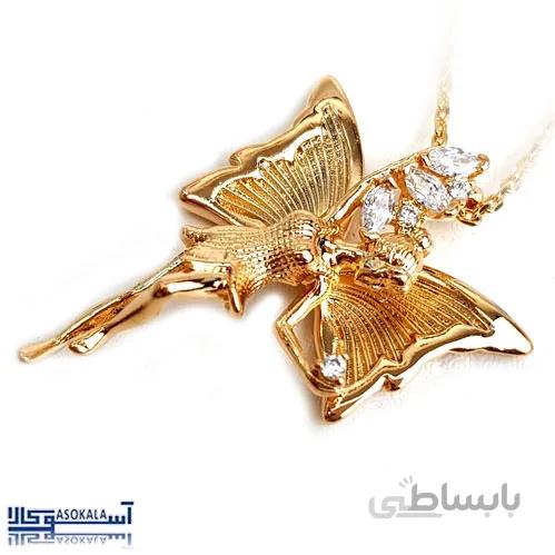 آویز گردنبند زنانه ژوپینگ طرح فرشته کد 1232