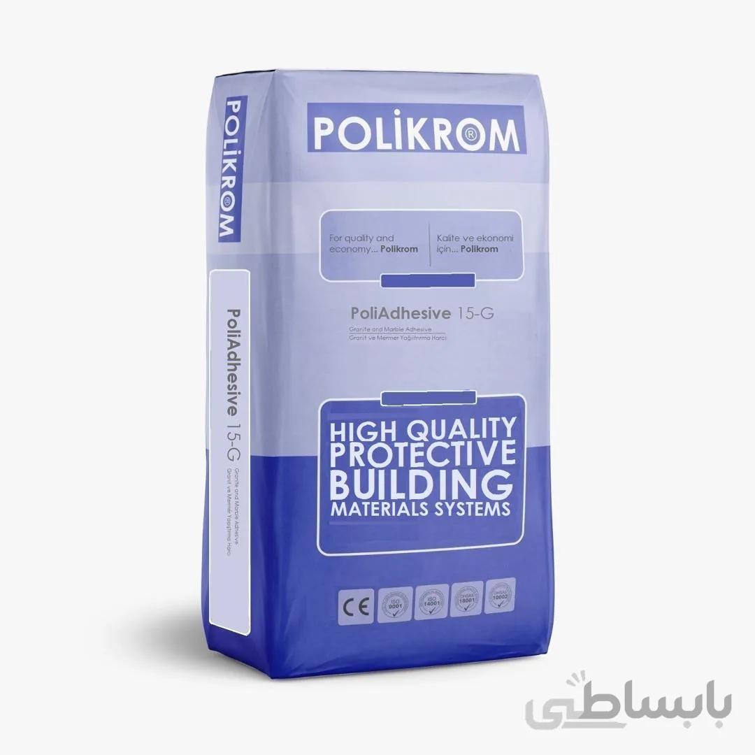 چسب های پرسلانی پلی کروم 25کیلوگرم ا poliadhesive15-G
