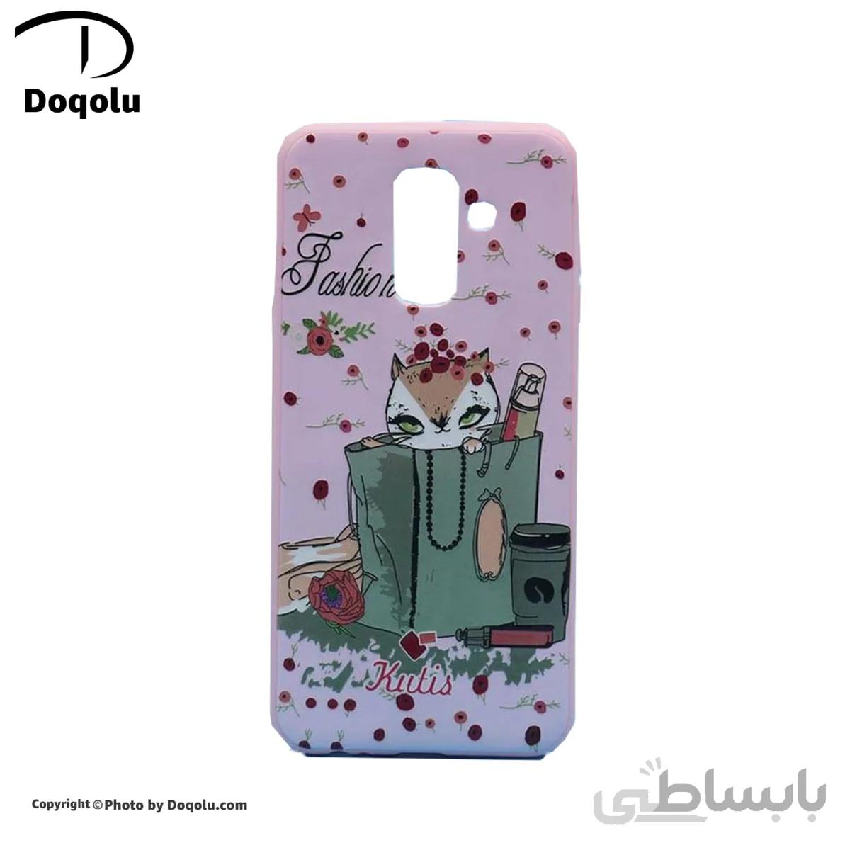 قاب محافظ فانتزی طرح داربرجسته دخترانه گوشی سامسونگ آ شش پلاس Samsung A6 plus