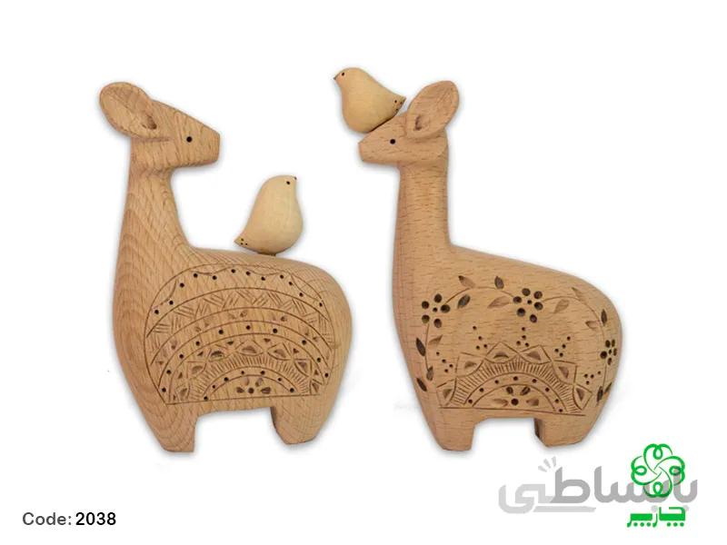 آهو و پرنده جفتی