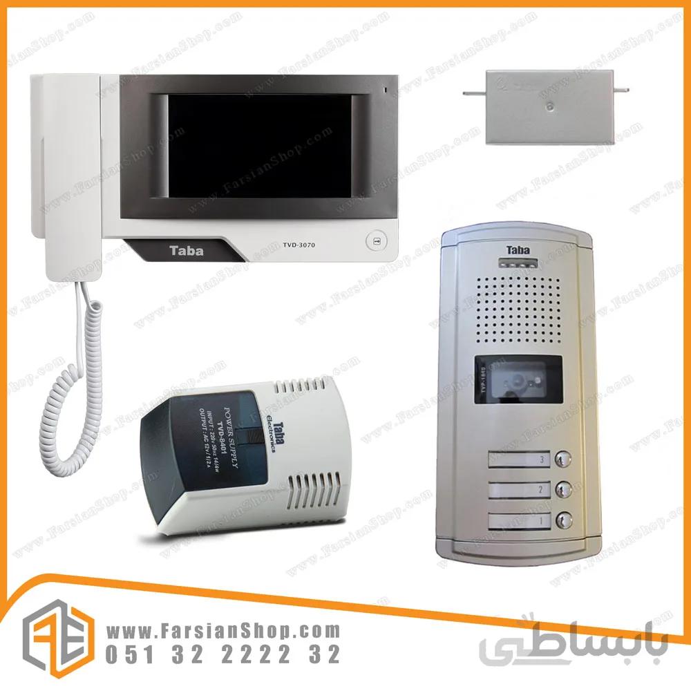 پکیج کامل آیفون تصویری تابا مدل 3070 با پنل 1840 سپهر