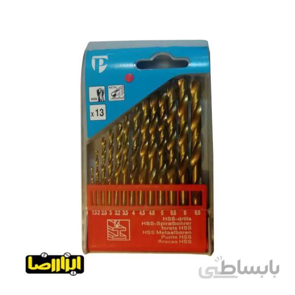 ست 13 عددی مته آهن و چوب