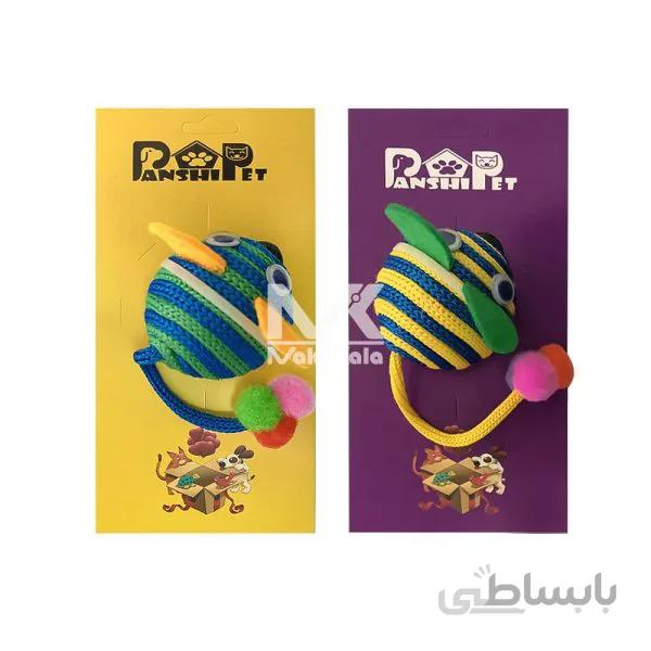 اسباب بازی گربه موش دو رنگ