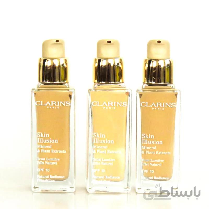 کرم پودر سکین ایلوشن کلارنس Skin Illusion Natural Radiance