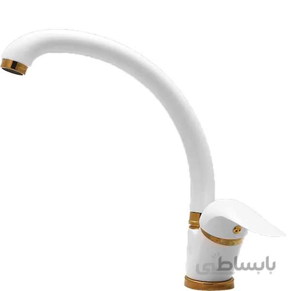 شیر ظرفشویی ممتاز مدل مهر سفید طلا