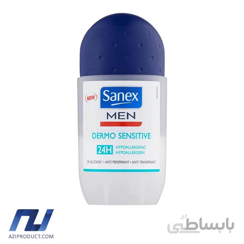 رول ضد تعریق مردانه سانکس Dermo Sensitive حجم 50 میل