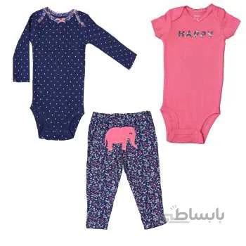 Carters 485 Girl Clothing Set ا ست لباس دخترانه کارترز مدل 485