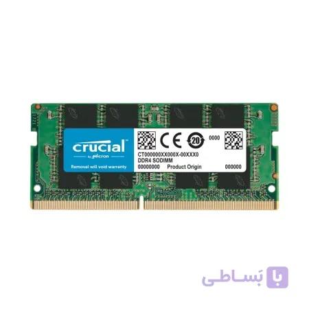 رم لپ تاپ کروشیال 16GB Single DDR4 2666 SODIMM