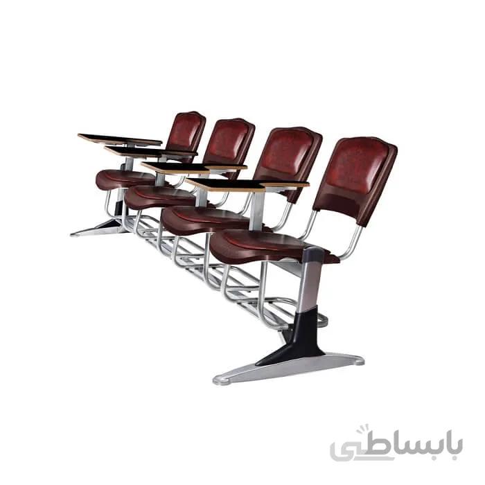 صندلی دانشجویی فایبرگلاس چهار نفره شیدکو