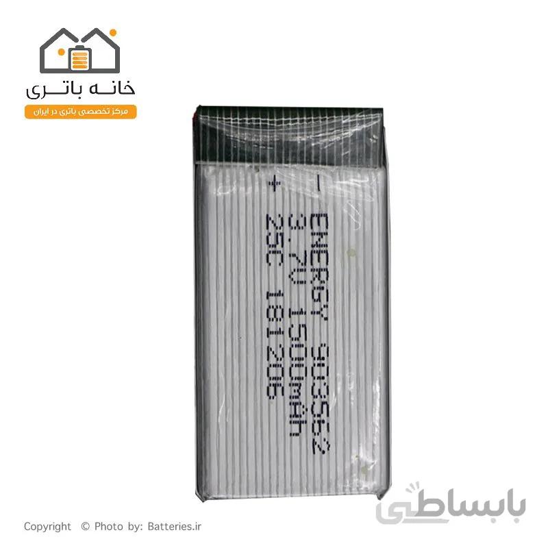 باتری لیتیوم پلیمر 3.7 ولت 1500 میلی آمپر ساعت انرژی (903562) 25C
