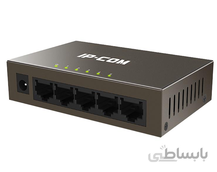 سوییچ شبکه 5 پورت 10/100 آی پی کام F1005 ا F1005 5port 10/100 Ipcom switch