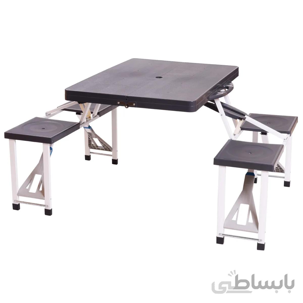 میز و صندلی ۴ نفره تاشو مسافرتی ( نوک مدادی )