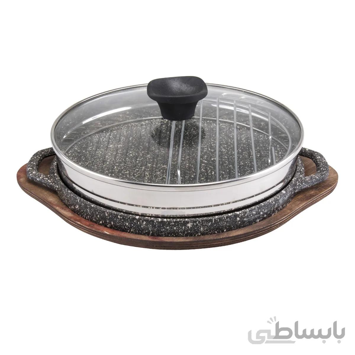 تابه گریل 4 پارچه پرانی کد 1012