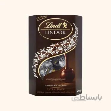 شکلات پذیرایی لینت مدل لیندور 200 گرم- تلخ 60%