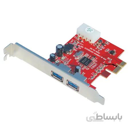 کارت هاب 2 پورت PCI Express USB3.0 یونیتک مدل Y-7301