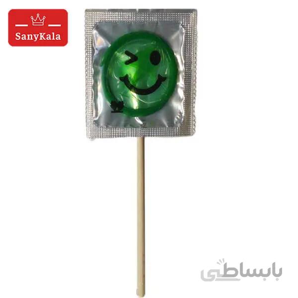 کاندوم چوبی (آب نباتی) ایموجى سبز ا Green emoji wooden condom
