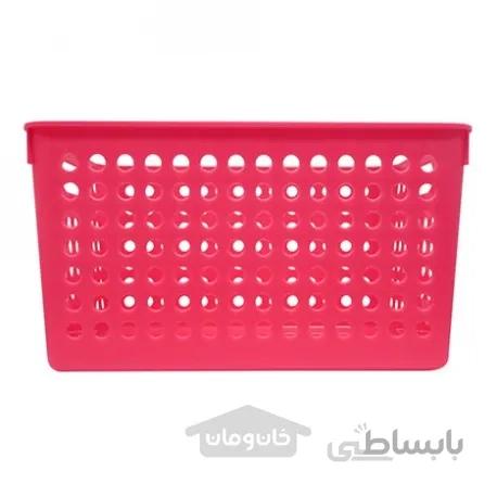 سبد پلاستیکی عمیق رنگ قرمز (ساخت ژاپن)