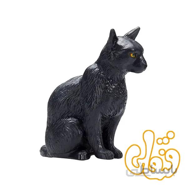 گربه نشسته سیاه Cat Sitting Black 387372