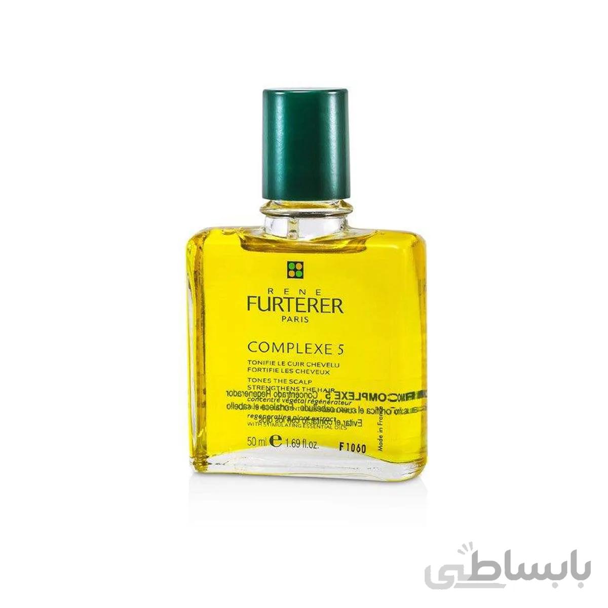 کنسانتره تقویت کننده مو رنه فورترر مدل COMPLEX 5 حجم ۵۰ میلی لیتر ا RENE FURTERER COMPLEX 5