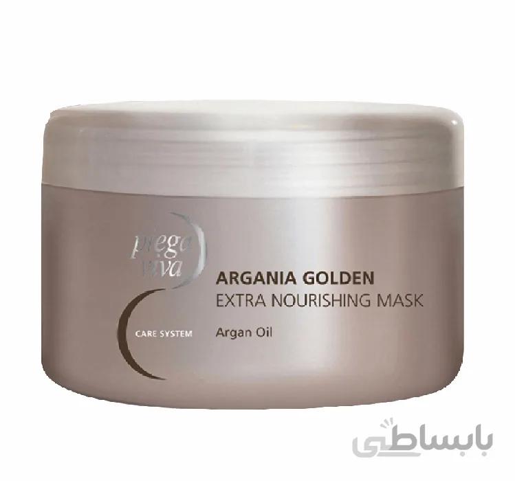 ماسک مو نرم کننده آرگان پیگا ویوا piega viva ا piega viva Argania Golden Extra Nourishing mask