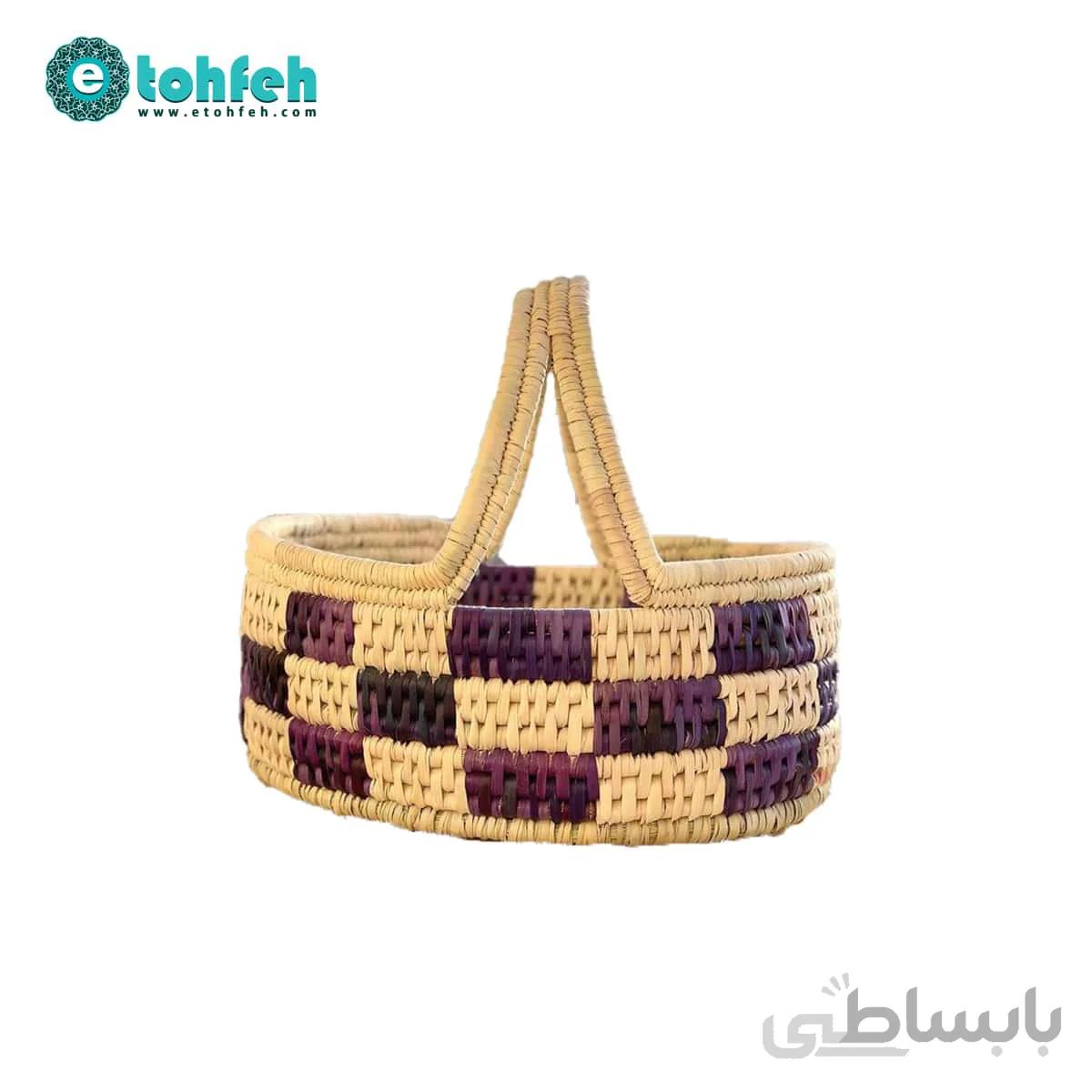 سبد پیک نیک طرح مربع