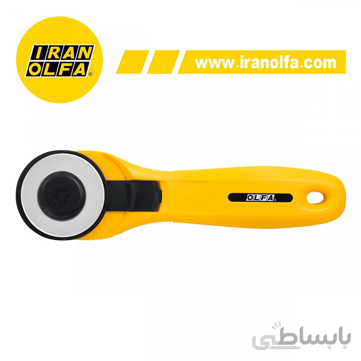 کاتر غلتکی الفا OLFA ژاپن مدل RTY 2C YEL