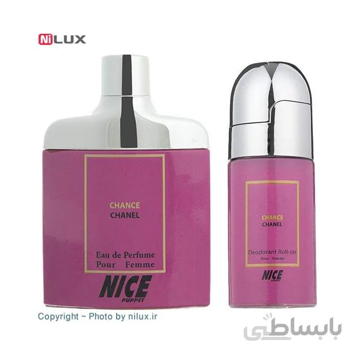 ست ادو پرفیوم زنانه نایس پاپت مدل Chanel Chance حجم ۸۲ میلی لیتر