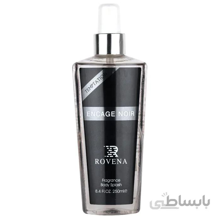 بادی اسپلش مردانه روونا با رایحه لالیک مشکی ا Rovena Encage Noir Body Splash
