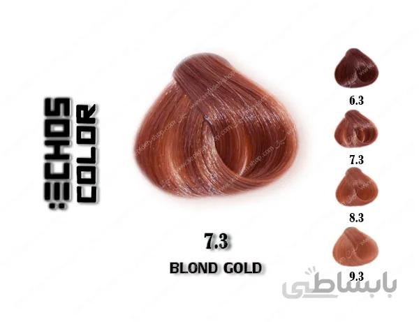 رنگ مو اچ اس لاین طلایی 7.3