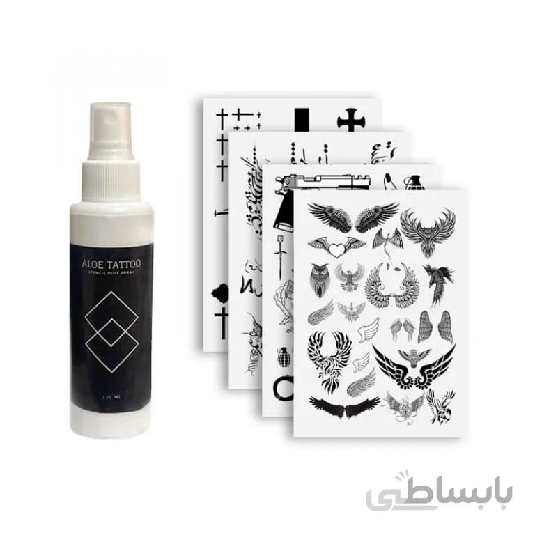 اسپری تتو موقت Aloe Tattoo مدل STT122