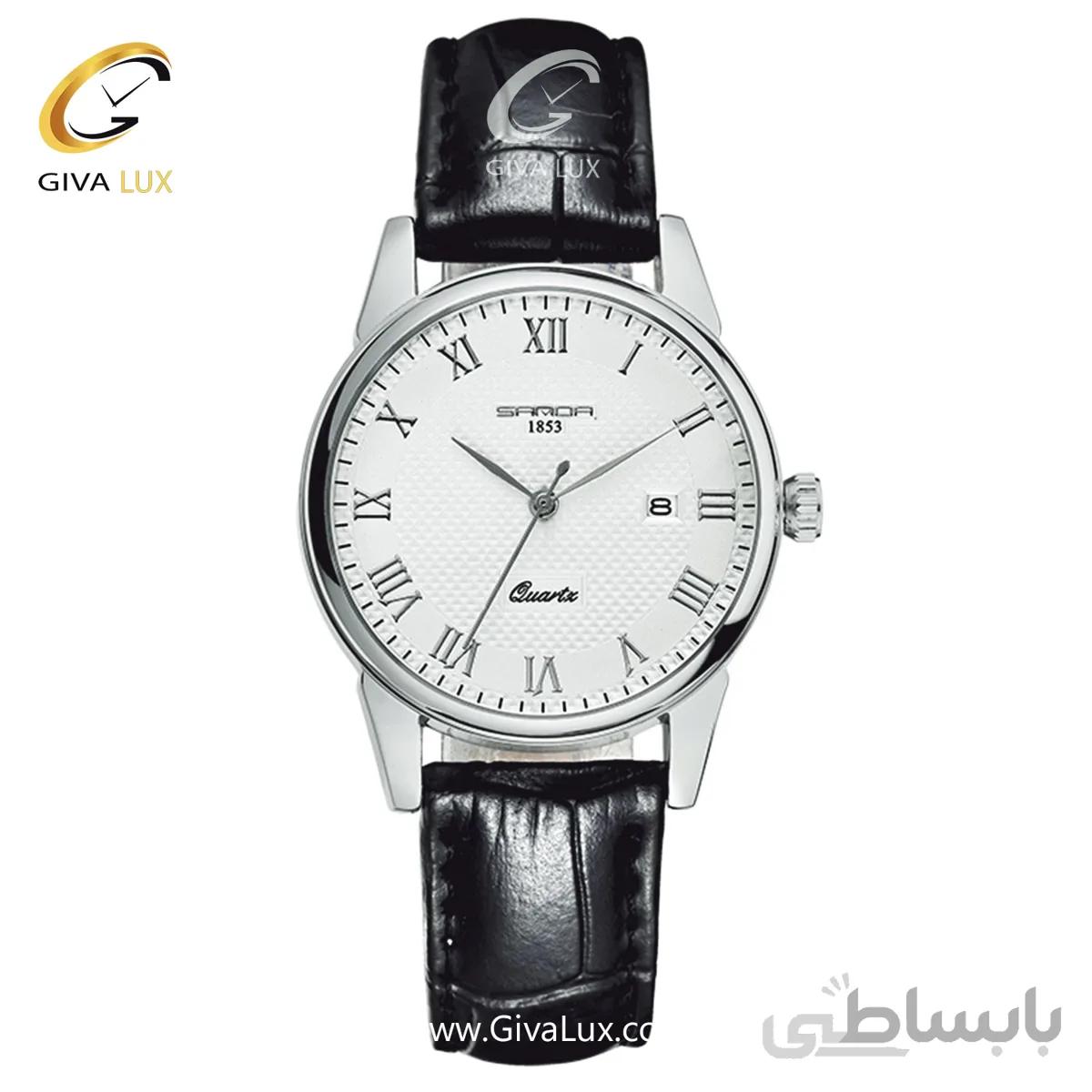 ساعت مچی بند چرمی مشکی زنانه ساندا مدل SANDA189